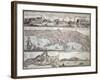 Map of Naples and its Main Buildings, Map of Gaeta, 1727-null-Framed Giclee Print