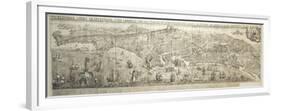 Map of Naples by Alessandro Baratta, 1629-null-Framed Premium Giclee Print