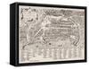 Map of Naples, C.1600-null-Framed Stretched Canvas