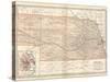 Map of Nebraska. United States. Inset Map of Omaha and Vicinity-Encyclopaedia Britannica-Stretched Canvas