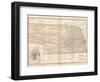 Map of Nebraska. United States. Inset Map of Omaha and Vicinity-Encyclopaedia Britannica-Framed Art Print