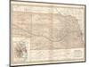 Map of Nebraska. United States. Inset Map of Omaha and Vicinity-Encyclopaedia Britannica-Mounted Art Print