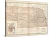 Map of Nebraska. United States. Inset Map of Omaha and Vicinity-Encyclopaedia Britannica-Stretched Canvas