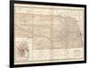 Map of Nebraska. United States. Inset Map of Omaha and Vicinity-Encyclopaedia Britannica-Framed Art Print