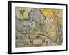 Map of Netherlands-null-Framed Giclee Print