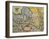 Map of Netherlands-null-Framed Giclee Print