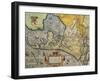 Map of Netherlands-null-Framed Giclee Print