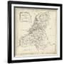 Map of Netherlands-T. Jeffreys-Framed Art Print