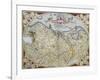 Map of Netherlands-null-Framed Giclee Print