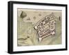 Map of Nettuno, from Theatrum Civitatum Et Admirandorum Italiae-Joan Blaeu-Framed Giclee Print