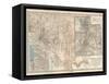 Map of Nevada and Utah. United States. Inset Map of Salt Lake City and Vicinity-Encyclopaedia Britannica-Framed Stretched Canvas