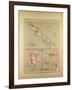 Map of New Caledonia-null-Framed Giclee Print