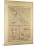 Map of New Caledonia-null-Mounted Giclee Print