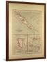 Map of New Caledonia-null-Framed Giclee Print