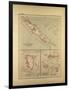 Map of New Caledonia-null-Framed Giclee Print