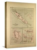 Map of New Caledonia-null-Stretched Canvas