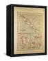 Map of New Caledonia-null-Framed Stretched Canvas