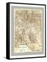 Map of New Mexico, c1900s-Emery Walker Ltd-Framed Stretched Canvas