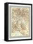 Map of New Mexico, c1900s-Emery Walker Ltd-Framed Stretched Canvas