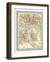 Map of New Mexico, c1900s-Emery Walker Ltd-Framed Giclee Print