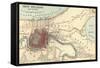 Map of New Orleans (C. 1900), Maps-Encyclopaedia Britannica-Framed Stretched Canvas