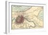 Map of New Orleans (C. 1900), Maps-Encyclopaedia Britannica-Framed Art Print