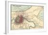 Map of New Orleans (C. 1900), Maps-Encyclopaedia Britannica-Framed Art Print