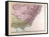 Map of New South Wales, 1872-null-Framed Stretched Canvas