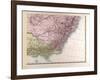 Map of New South Wales, 1872-null-Framed Giclee Print