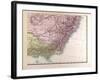 Map of New South Wales, 1872-null-Framed Giclee Print