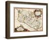 Map of New Spain (Mexico), 16th Century-Science Source-Framed Giclee Print