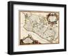 Map of New Spain (Mexico), 16th Century-Science Source-Framed Giclee Print