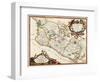 Map of New Spain (Mexico), 16th Century-Science Source-Framed Giclee Print