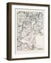 Map of New York About the Middle of the Eighteenth Century, from Popple's Atlas, USA, 1870S-null-Framed Giclee Print