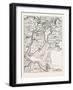 Map of New York About the Middle of the Eighteenth Century, from Popple's Atlas, USA, 1870S-null-Framed Giclee Print