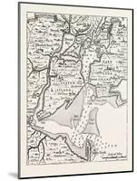 Map of New York About the Middle of the Eighteenth Century, from Popple's Atlas, USA, 1870S-null-Mounted Giclee Print