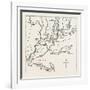 Map of New York and Vicinity, 1776, USA, 1870s-null-Framed Giclee Print