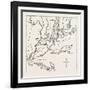 Map of New York and Vicinity, 1776, USA, 1870s-null-Framed Giclee Print