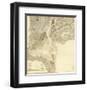 Map of New York Bay and Harbor and The Environs, c.1844-null-Framed Art Print