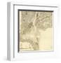 Map of New York Bay and Harbor and The Environs, c.1844-null-Framed Art Print