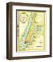 Map of New York City 1869-Kitchen - Shannon-Framed Art Print