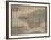 Map of New York City with the adjacent cities of Brooklyn, Jersey City and Williamsburg, 1852-null-Framed Giclee Print