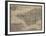 Map of New York City with the adjacent cities of Brooklyn, Jersey City and Williamsburg, 1852-null-Framed Giclee Print