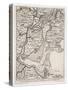 Map of New York from the Middle of the Eighteenth Century-null-Stretched Canvas