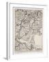 Map of New York from the Middle of the Eighteenth Century-null-Framed Photographic Print