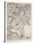 Map of New York from the Middle of the Eighteenth Century-null-Stretched Canvas