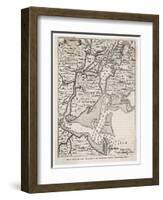 Map of New York from the Middle of the Eighteenth Century-null-Framed Photographic Print