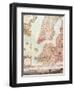 Map of New York in 1766-67-null-Framed Giclee Print