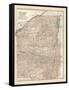 Map of New York State, Northern and Eastern Parts. United States-Encyclopaedia Britannica-Framed Stretched Canvas