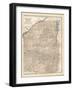 Map of New York State, Northern and Eastern Parts. United States-Encyclopaedia Britannica-Framed Art Print